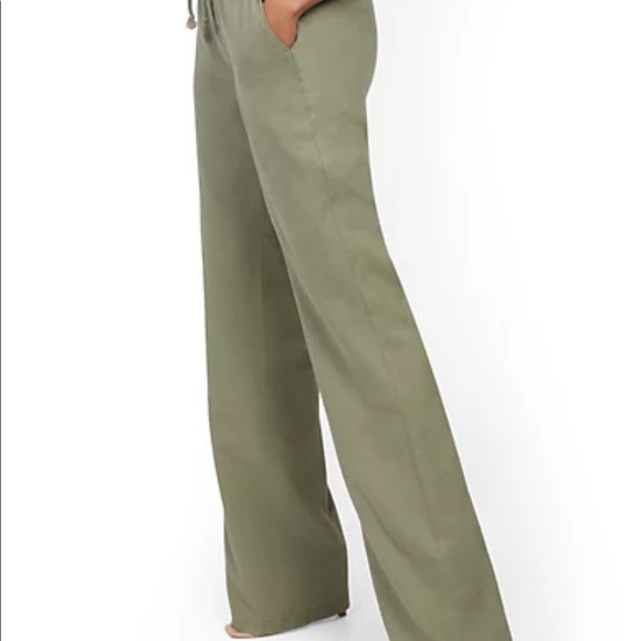 New York & Co. Linen Wide Leg Pants - Picture 5 of 7